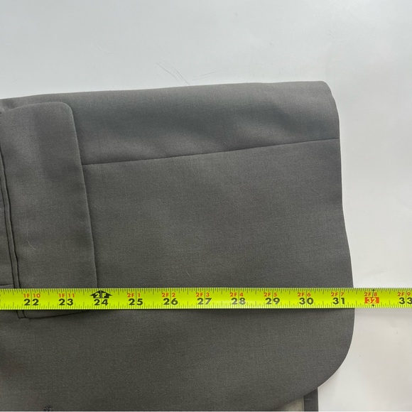 Burberry Blazer Mens Large Grey Button Up Formal Pure Wool Wedding Suit Tuxedo - Picture 8 of 14